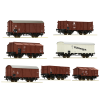 Roco 44003 , Zestaw 8 wagonów towarowych DRG, epoka II, skala H0