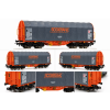 Roco 6600133 , Wagon z plandeką przesuwną Shimmns Sogetank H0 , skala H0