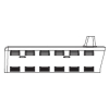 Obudowa do Lokomotywy Spalinowej SM42-926 Piko 97934-01 ET97934-04 ET59268-11 ET59478-07 ET59270-15 ET59460-10