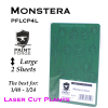 Paint Forge: Monstera –  Tropikalna Monstera L (2 arkusze)