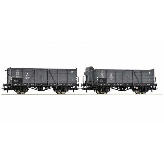 Roco 6600216 , Wagony towarowe PKP „Villach” H0 – zestaw 2 wagonów , skala H0