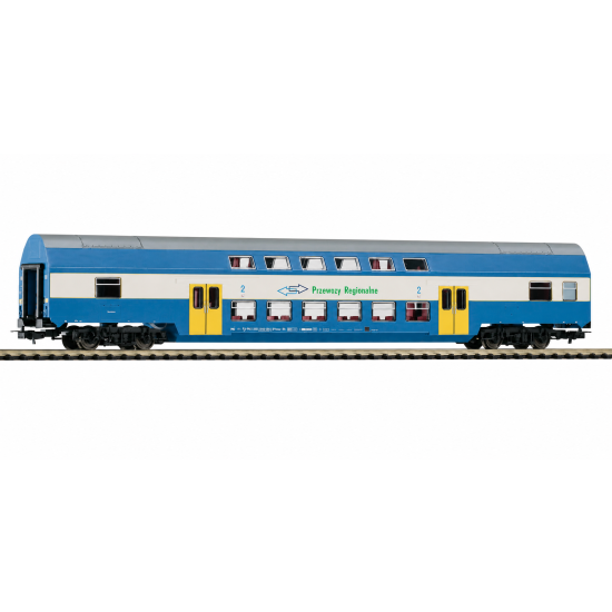 PIKO 97059 , Wagon piętrowy 2 klasy „Bohun” PKP Przewozy Regionalne, Stacja Leszno , H0 1:87