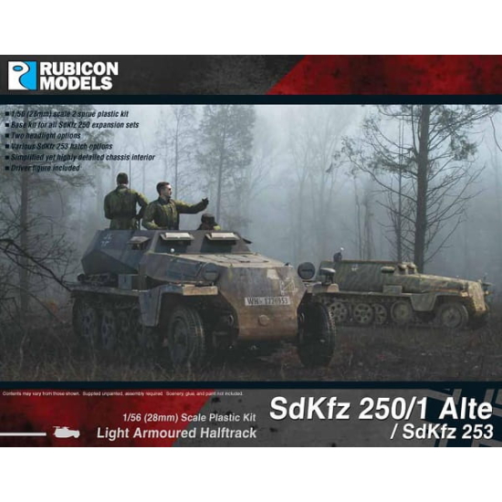 Rubicon Plastic - SdKfz 250 'Alte' Half Track/ SdKfz 253