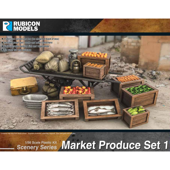 Rubicon Models 283008 - Market Produce Set -  Zestaw akcesoriów