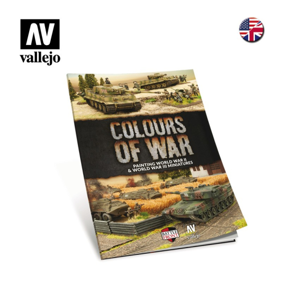 Vallejo 75.013 Książka Colours of War - Painting WWII & WWIII min