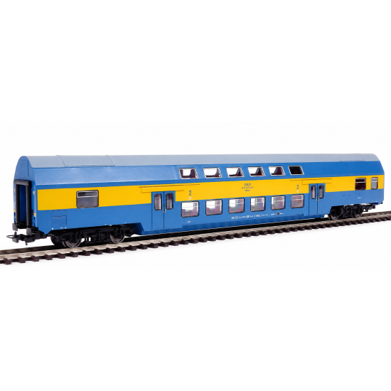 PIKO 97039 , Wagon piętrowy 2 klasy „Bohun” PKP , Stacja Rzeszów , H0 1:87
