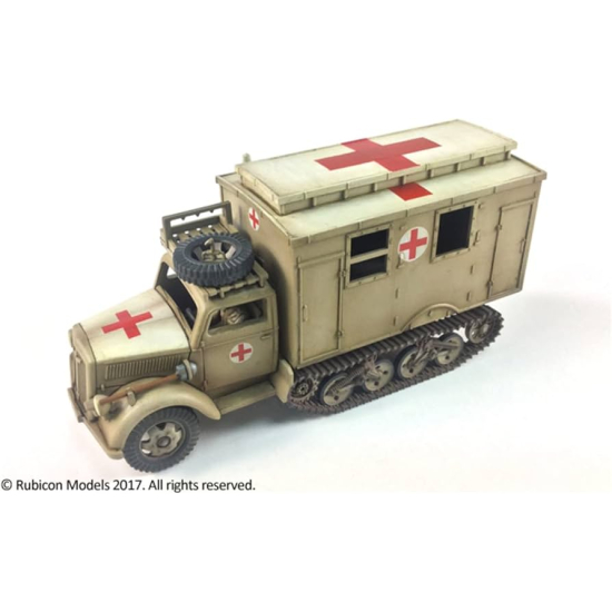 Rubicon Models 280047 – SdKfz 305 / SdKfz 3a Box Body (Einheitskoffer) Expansion Set