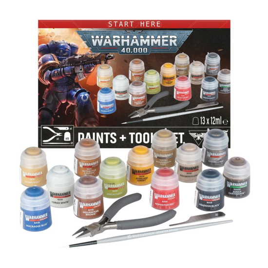 Warhammer 40,000: Paints + Tools Set 2026 – zestaw farb i narzędzi Citadel