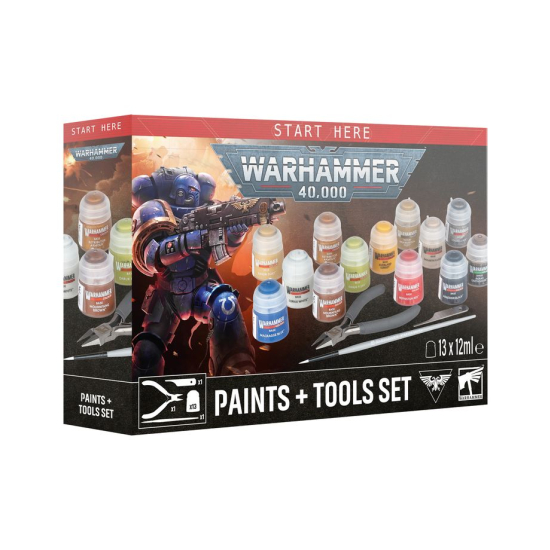 Warhammer 40,000: Paints + Tools Set 2026 – zestaw farb i narzędzi Citadel