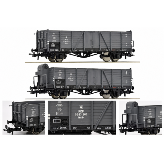 Roco 6600216 , Wagony towarowe PKP „Villach” H0 – zestaw 2 wagonów , skala H0