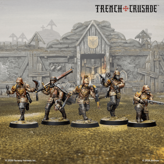 Trench Crusade: Prussian Stosstruppen – elitarne oddziały szturmowe 5 figurek