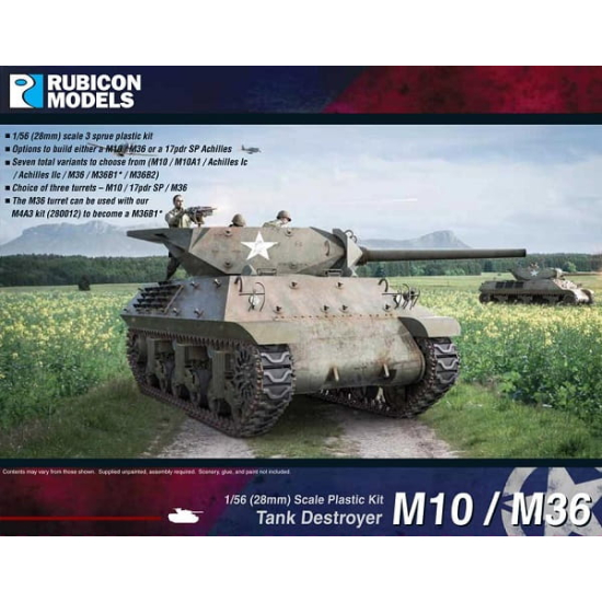 Rubicon Plastic - M10/M36 Tank Destroyer
