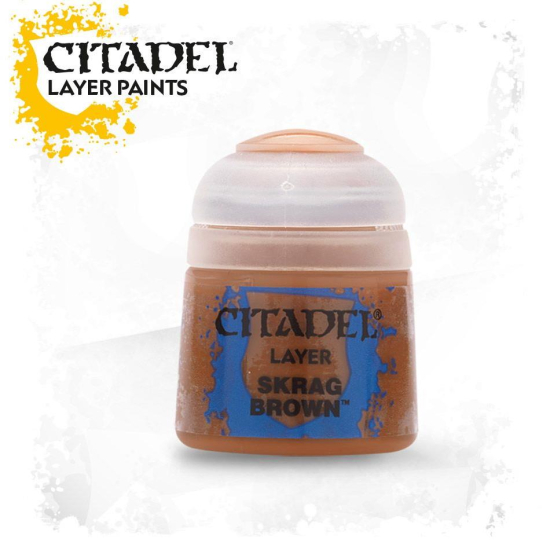 Games Workshop Paints , Layer : SKRAG BROWN (12ml)