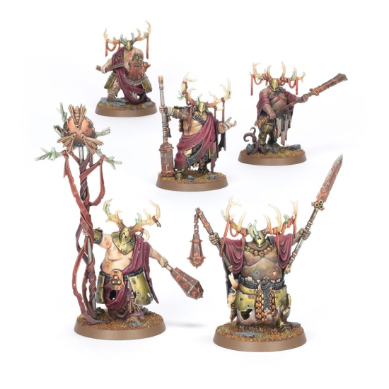 Warhammer Age of Sigmar : Putrid Blightkings Maggotkin of Nurgle
