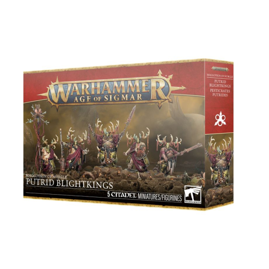 Warhammer Age of Sigmar : Putrid Blightkings Maggotkin of Nurgle