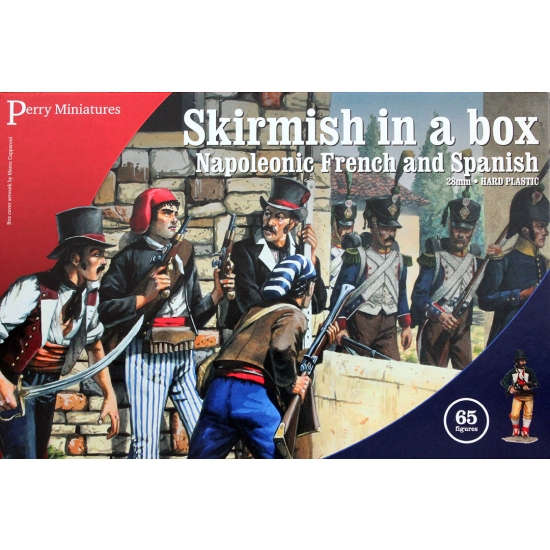 Perry Miniatures SKM1 , Skirmish in a Box Napoleonic French & Spanish 1807–1814 (65 figurek)