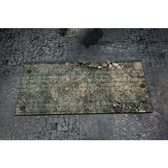 Playmats Gumowe Strefy Terenu Destroyed Square 12x6 Warhammer 40K 5 szt.