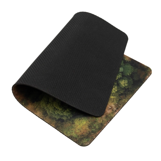 Playmats : Las 2D Green Summer 9″ × 5″ - gumowy teren do gier bitewnych