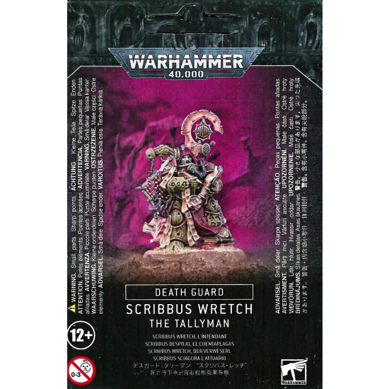 Warhammer 40000: DEATH GUARD Scribbus Wretch, the Tallyman , GamesWorkshop