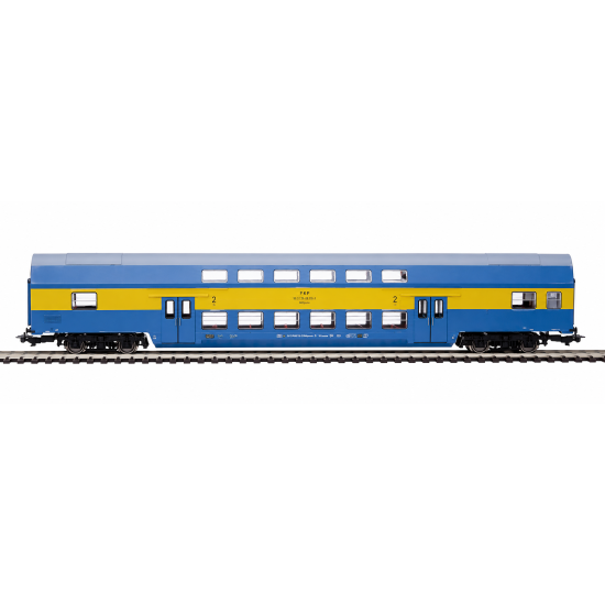 PIKO 97039 , Wagon piętrowy 2 klasy „Bohun” PKP , Stacja Rzeszów , H0 1:87