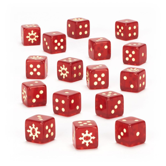 WARHAMMER 40000: WORLD EATERS DICE