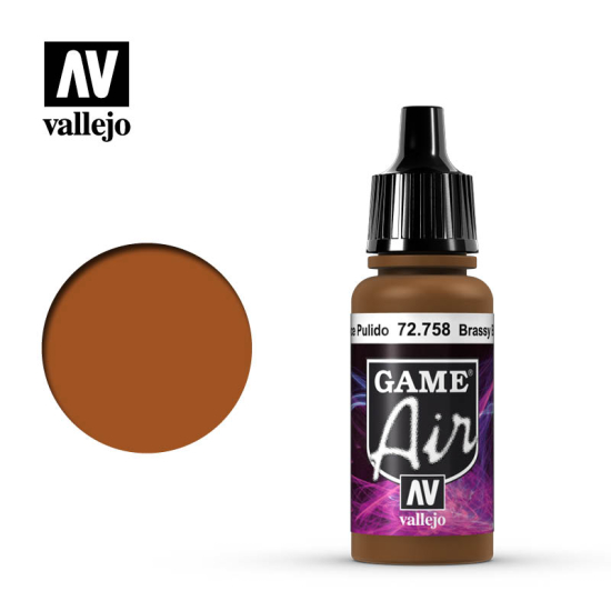 Vallejo Game Air 72.758 Brassy Brass 17 ml