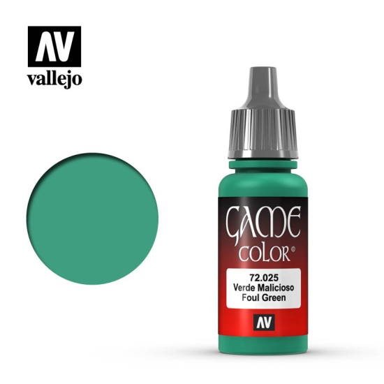 Vallejo Game Color 72.025 Foul Green 17 ml