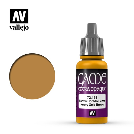 Vallejo Game Color 72.151 Heavy Gold Brown 17 ml