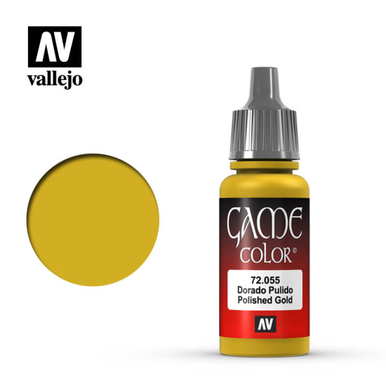 Vallejo Game Color 72.055 Polished Gold 17 ml