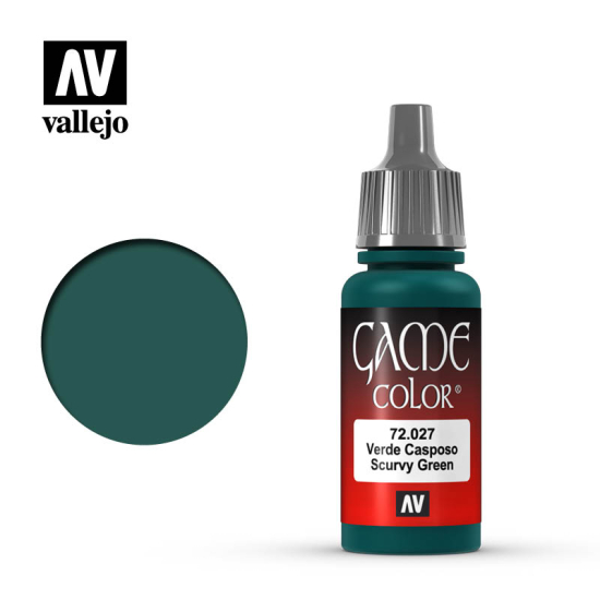 Vallejo Game Color 72.027 Scurvy Green 17 ml