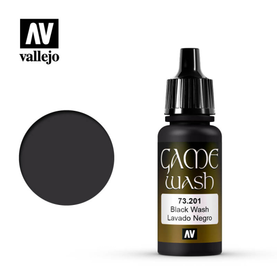 Vallejo Game Color 73.201 Black Wash 17 ml