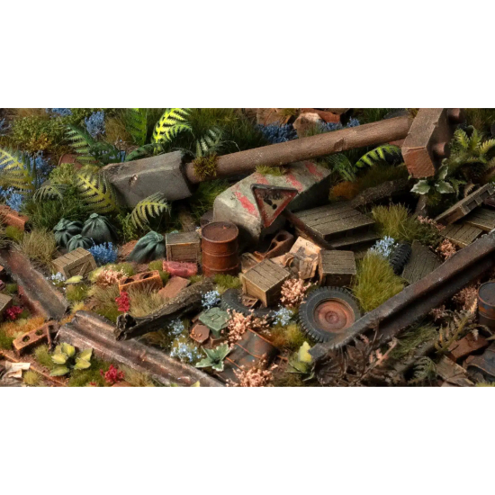 GamersGrass Basing Bits Urban Warfare – gruz i ruiny miejskie do podstawek