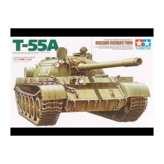 Russian Medium Tank T-55A (Tamiya 35257) 1:35