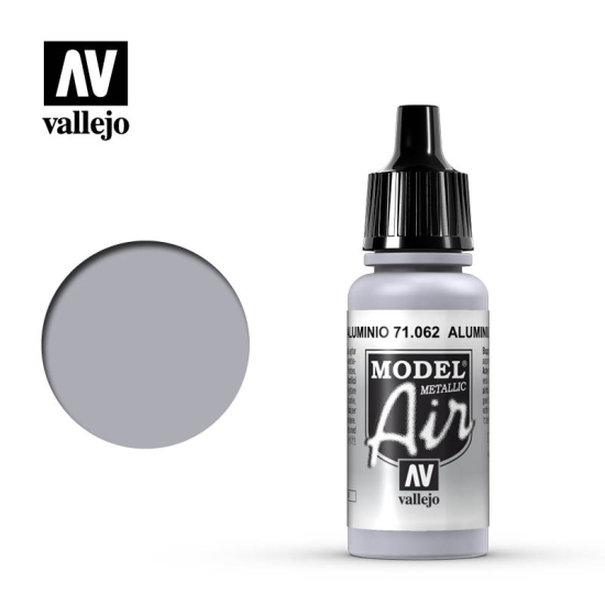 Vallejo Model Air , 71.062 Aluminum (Metallic) , 17 ml