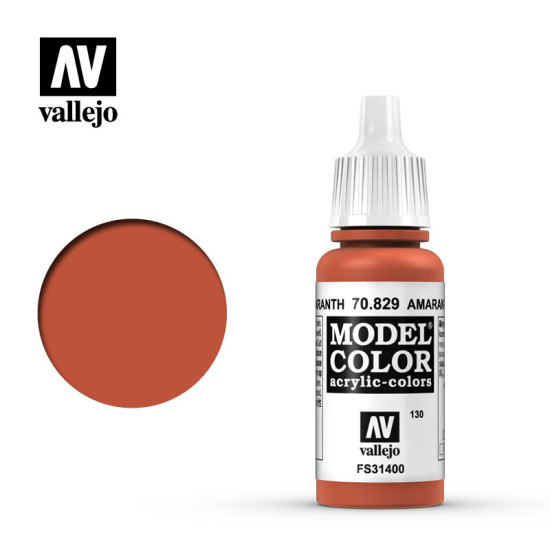 Vallejo Model Color 70.829 AMARANTH RED 17 ml