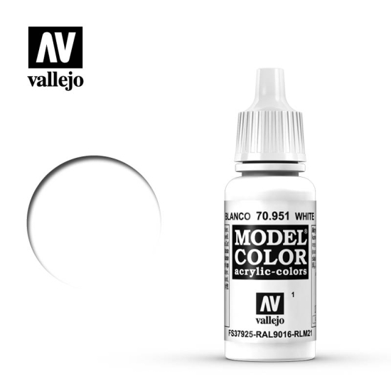 Vallejo Model Color 70.951 WHITE 17 ml