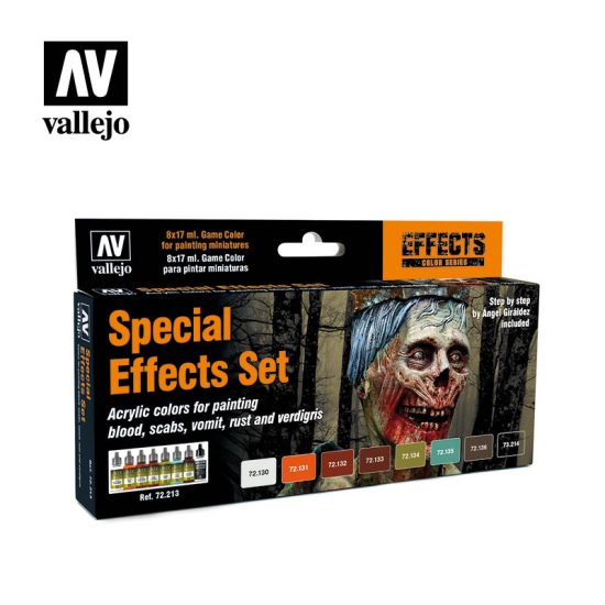 Vallejo 72.213 Special Effects Set , 8x17 ml