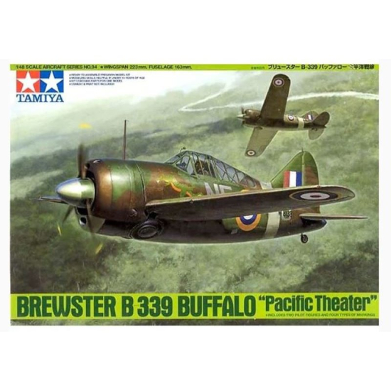 Tamiya 61094 , Brewster B-339 Buffalo - Pacific Theatre , 1:48