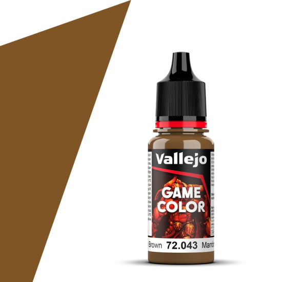 Vallejo Game Color 72.043 Beasty Brown, 18 ml