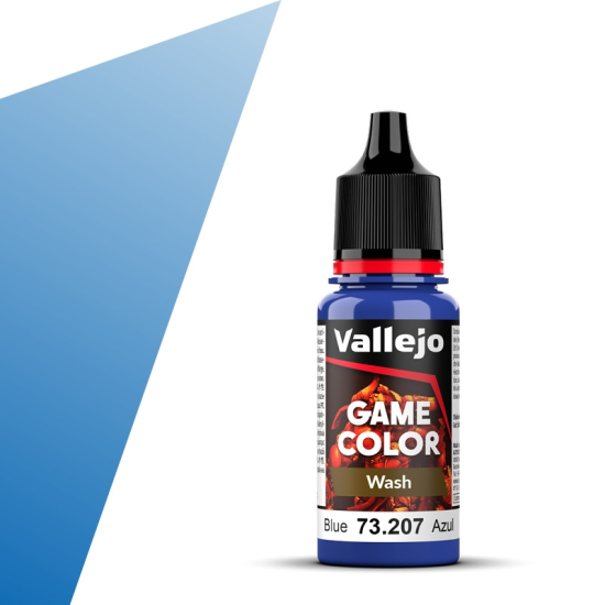 Vallejo Game Color 73.207 Blue Wash, 18 ml