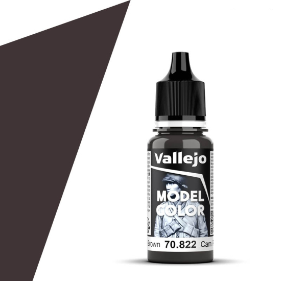 Vallejo Model Color 70.822 GERMAN CAMOUFLAGE BLACK BROWN 17 ml