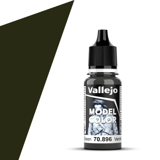 Vallejo Model Color 70.896 GERMAN CAMOUFLAGE EXTRA DARK GREEN 17 ml