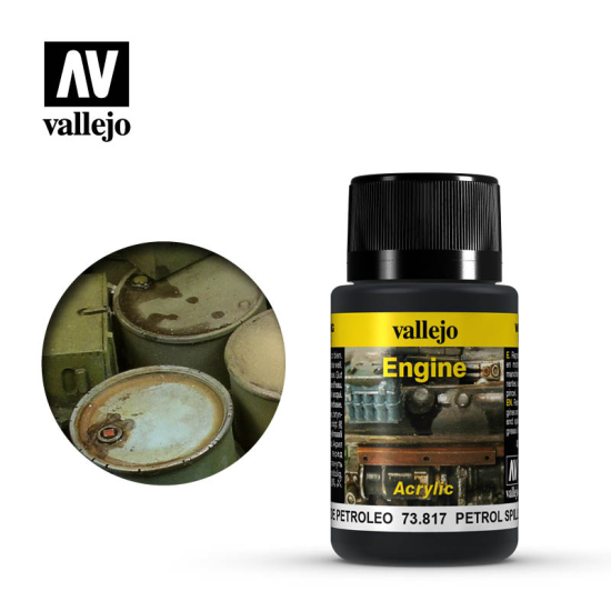 Vallejo Weathering Effects 73.817 Petrol Spills 40ml