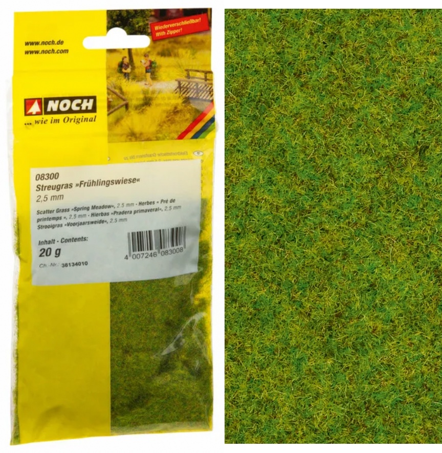 Noch - 08360 - Herbe, Près De Montagne, 2, 5 Mm, Grün